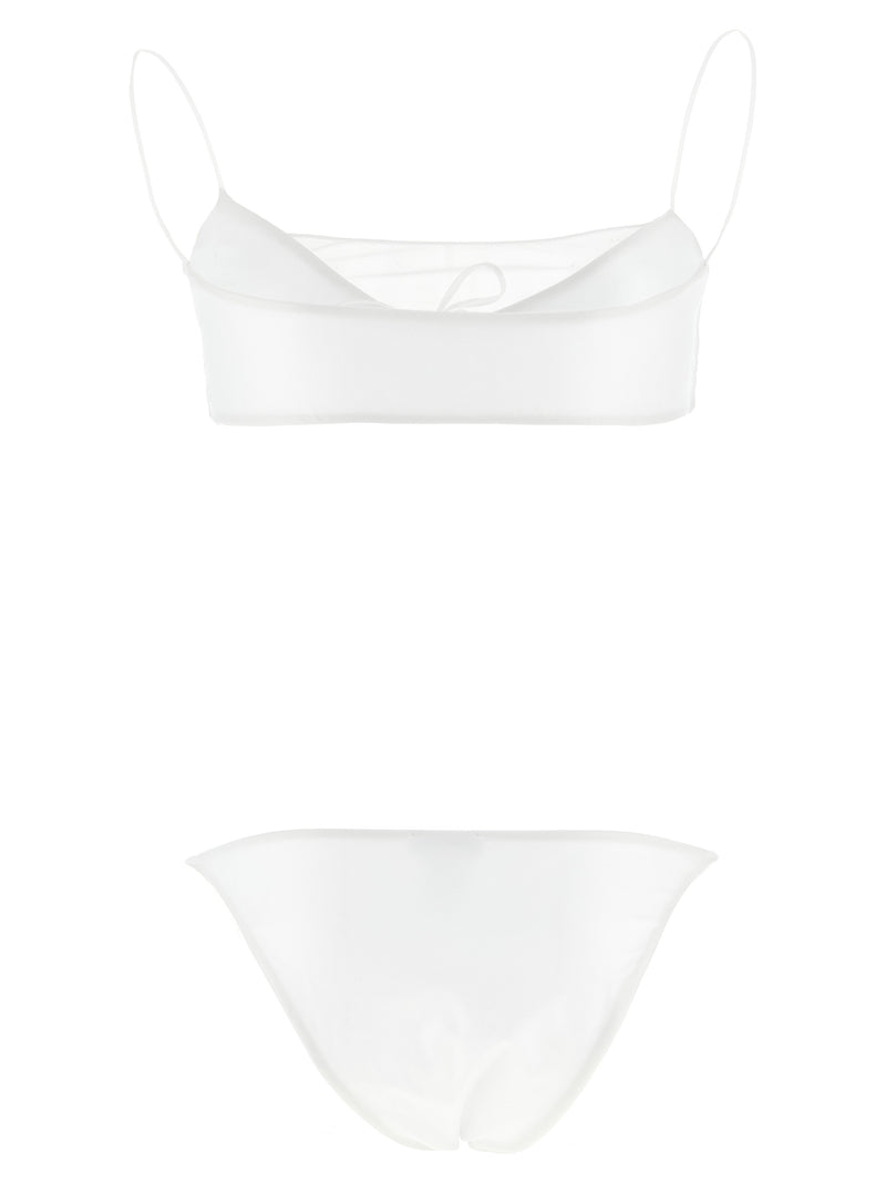 Bikini ALLIS en polyester blanc