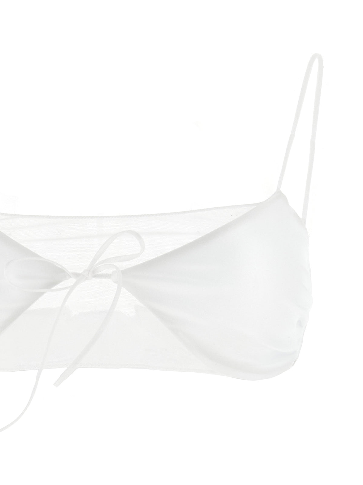 Bikini ALLIS en polyester blanc