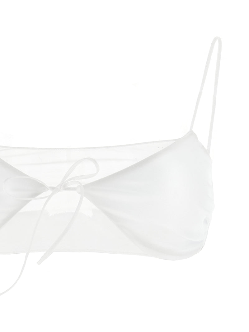 Bikini ALLIS en polyester blanc