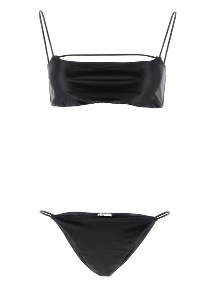 ALLIS Black Polyester Bikini
