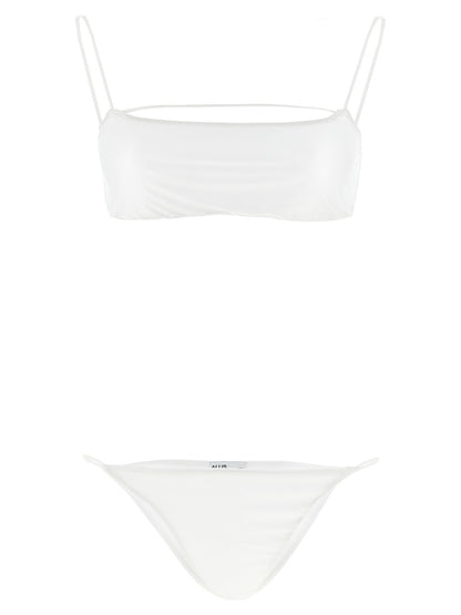 ALLIS White Polyester Bikini