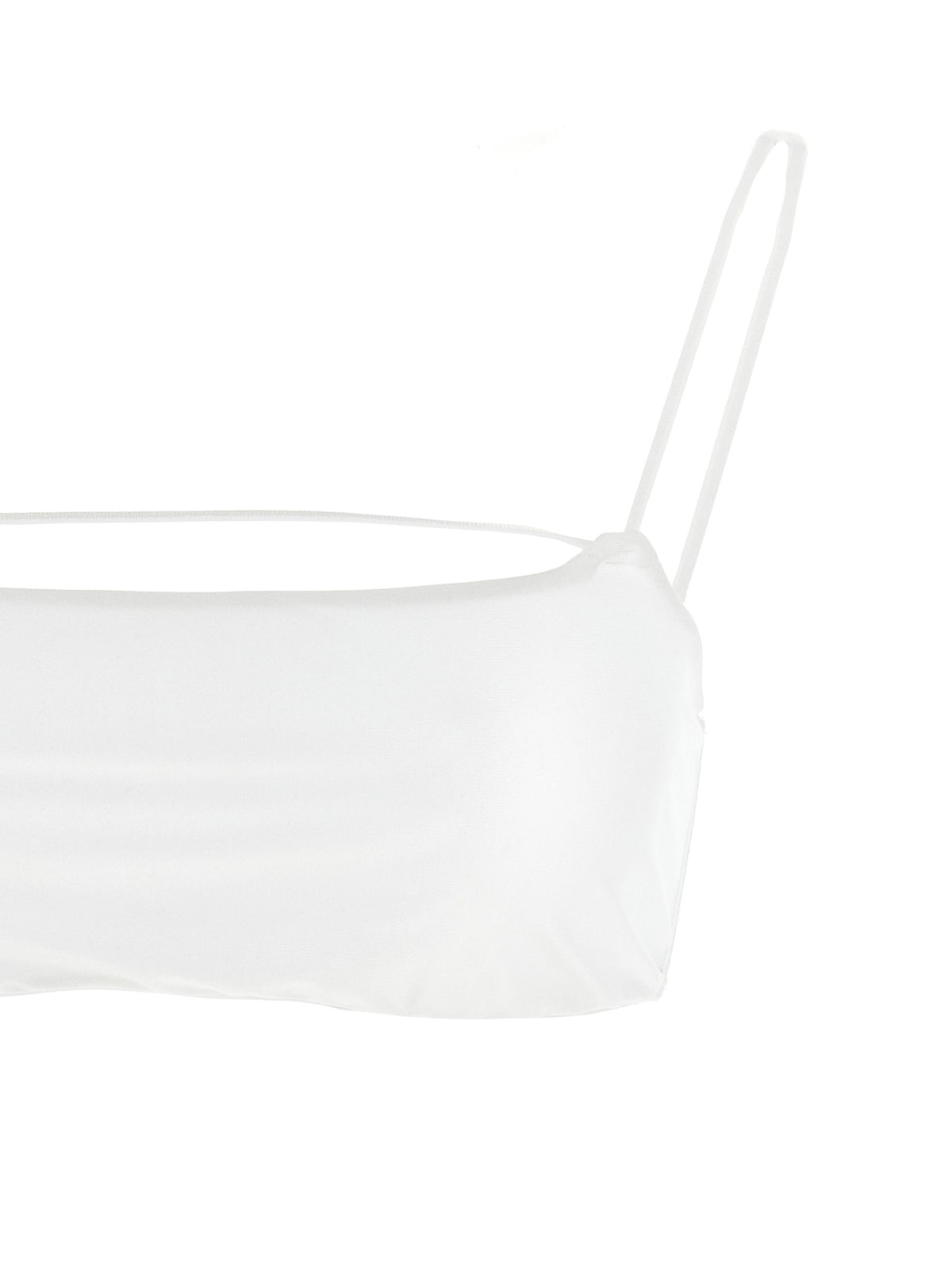 Maillot de bain deux pièces en polyester blanc ALLIS