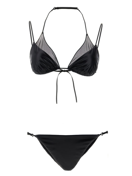 ALLIS Black Polyester Bikini