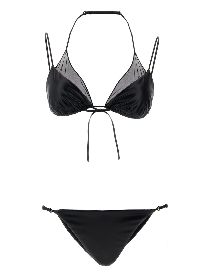 ALLIS Black Polyester Bikini