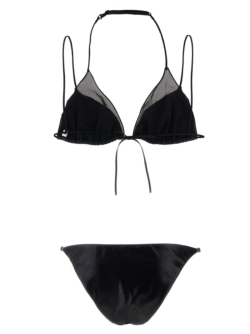 ALLIS Black Polyester Bikini