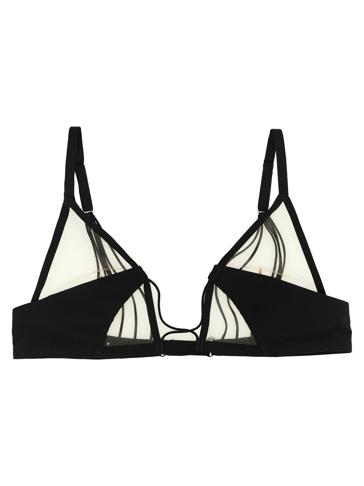 Soutien-gorge en nylon noir Rick Owens