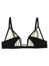 Soutien-gorge en nylon noir Rick Owens