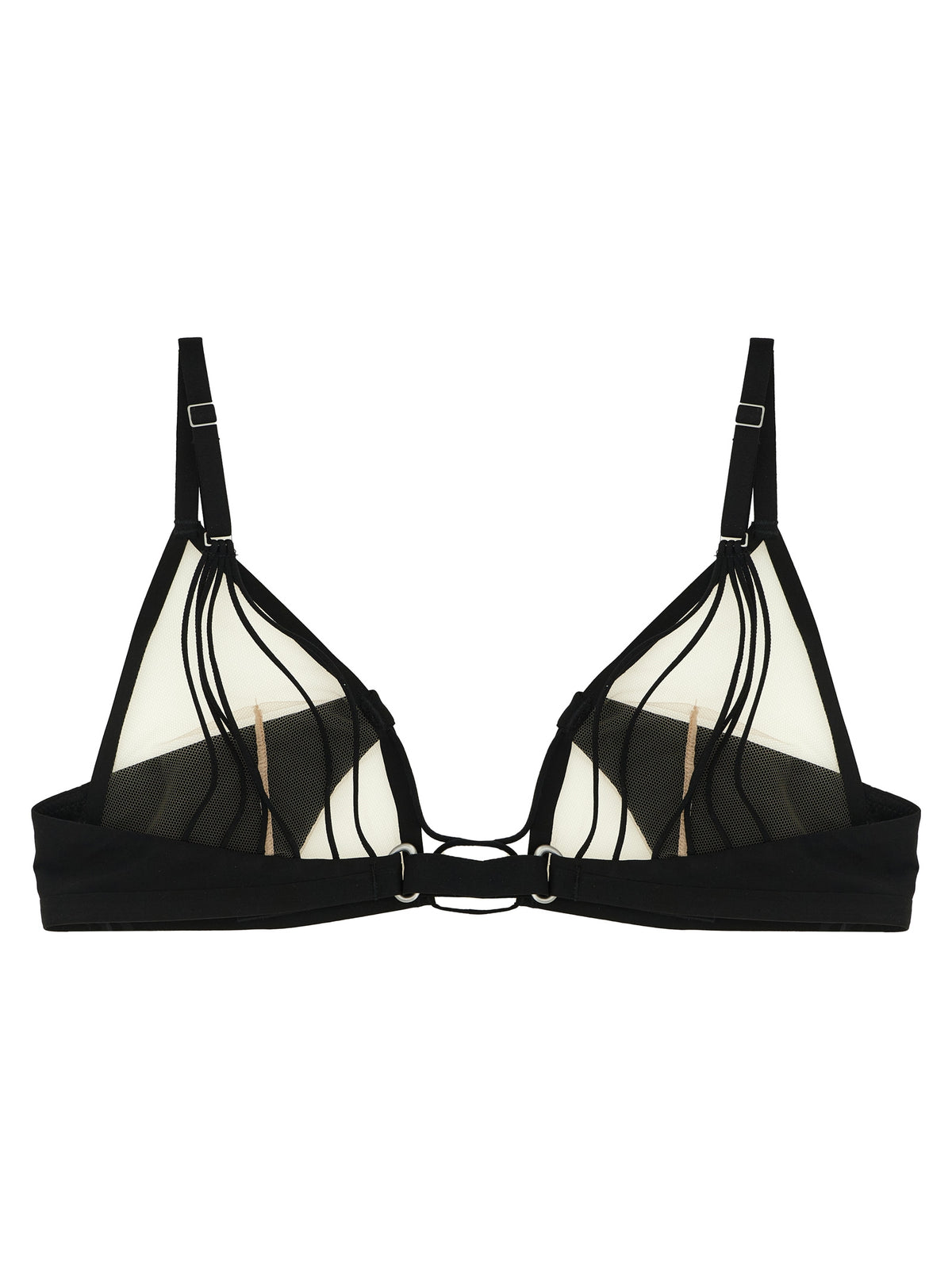 Soutien-gorge en nylon noir Rick Owens