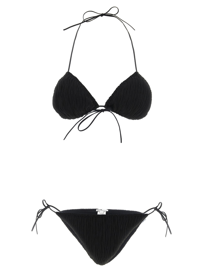 ALLIS Black Polyester Bikini