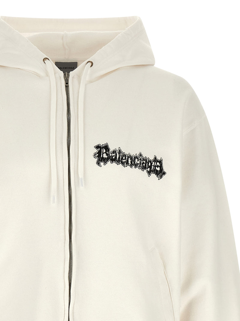 Sweat-shirt Balenciaga en coton blanc