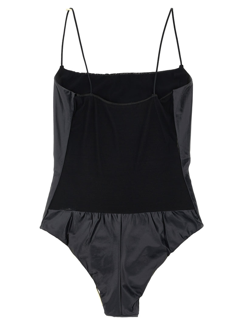 Maillot de bain une pièce ALLIS en polyester noir