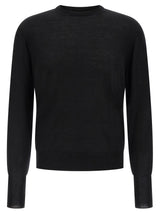 Cardigan noir en laine vierge MA'RY'YA