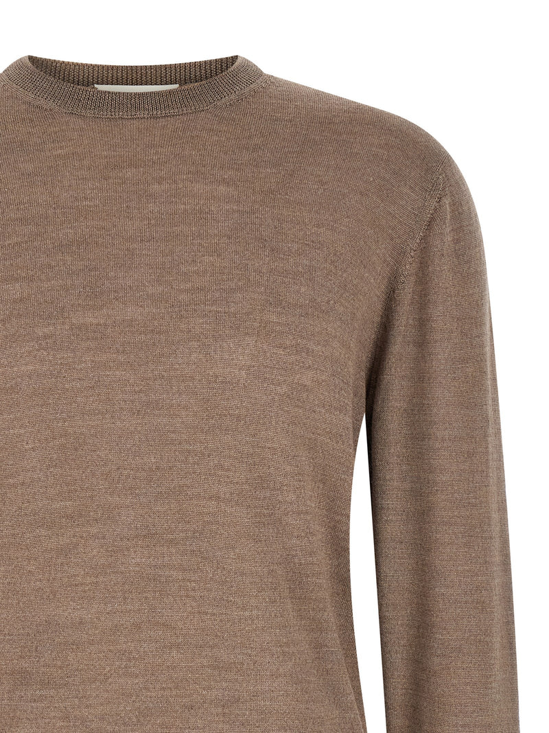 Cardigan MA'RY'YA en laine vierge grise