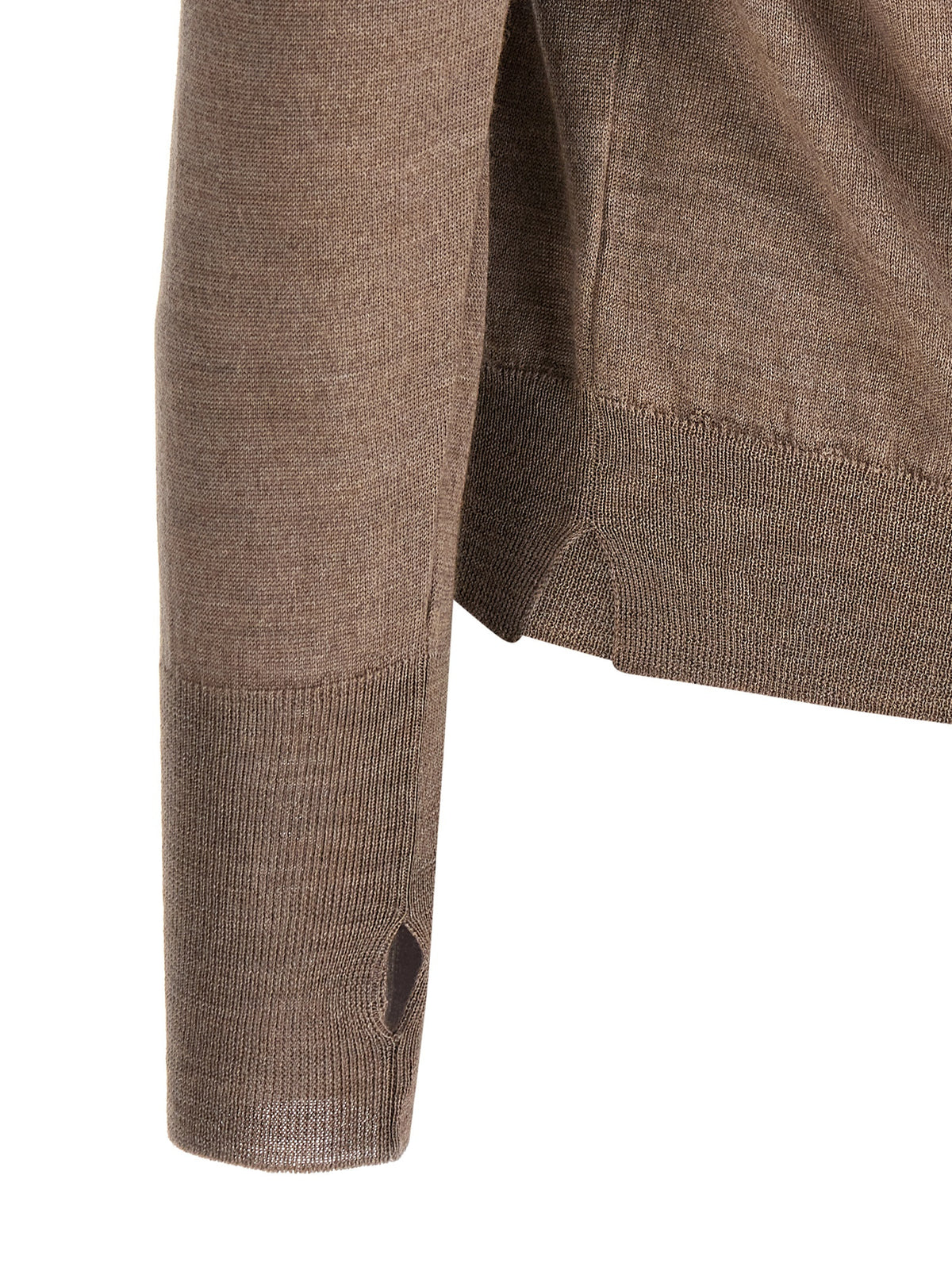 Cardigan MA'RY'YA en laine vierge grise