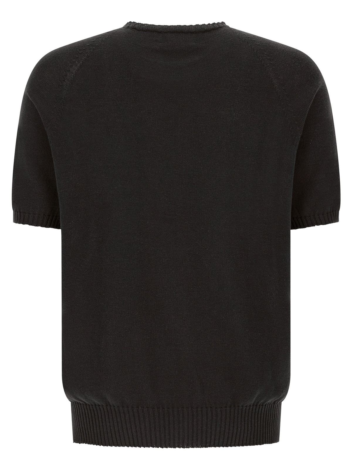 MA'RY'YA Black Cotton Cardigan for Men - Modern Style