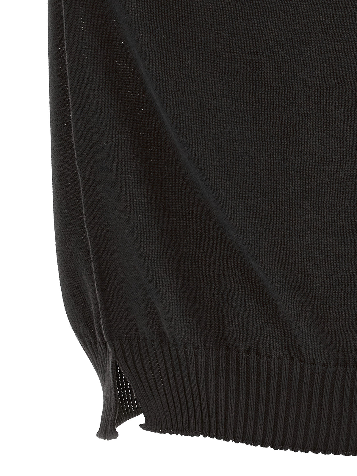 MA'RY'YA Black Cotton Cardigan for Men - Modern Style