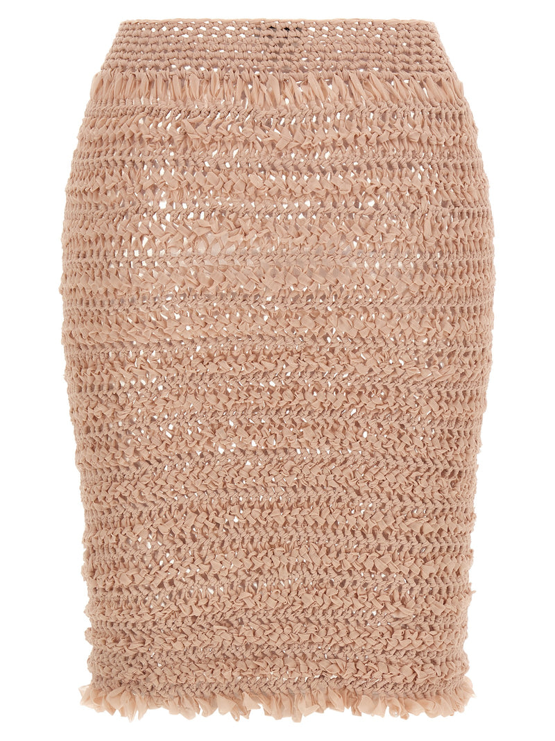 ALLIS Multicolor Polyester Midi Skirt