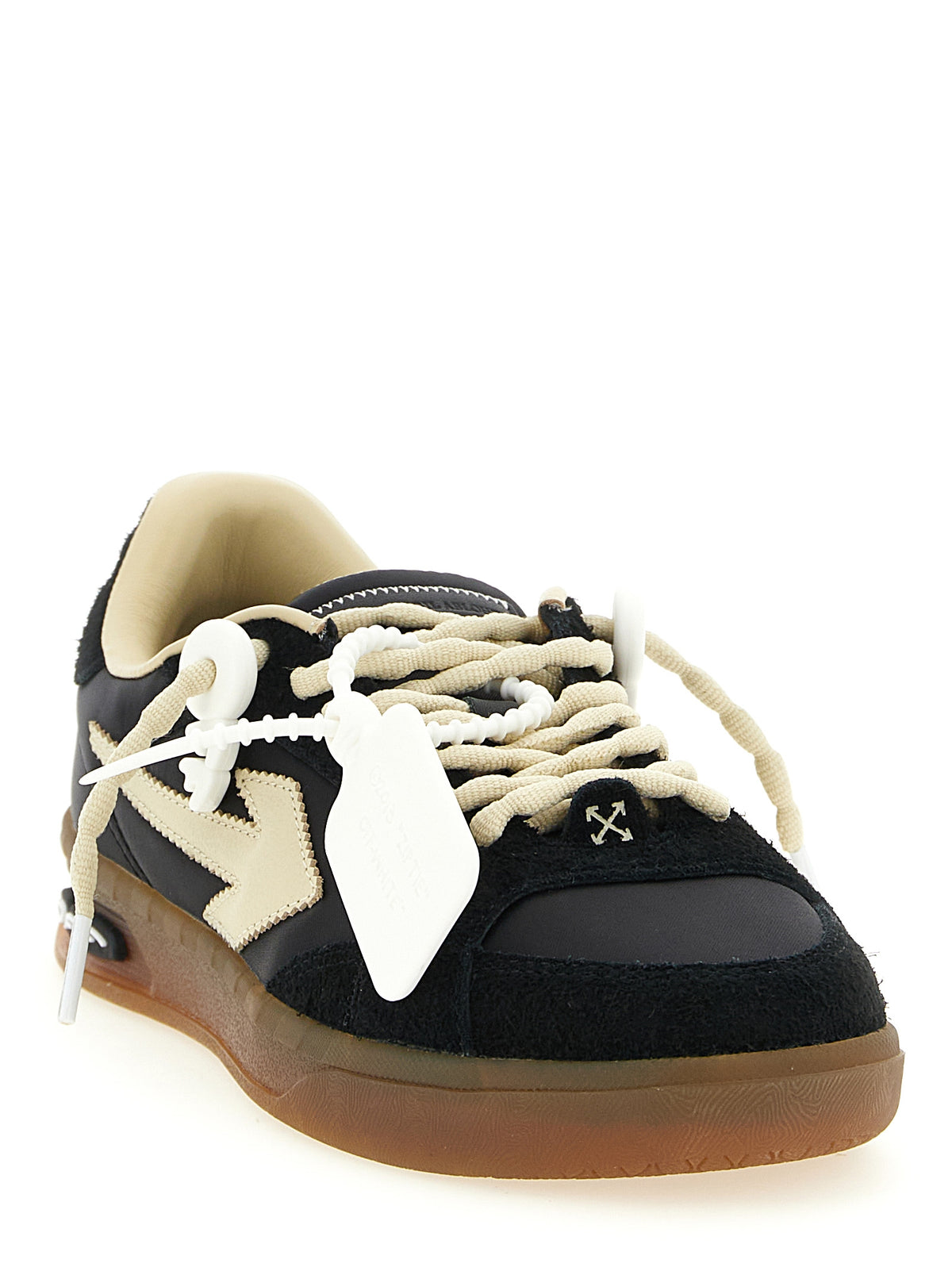 Baskets athlétiques Off-White en nylon noir