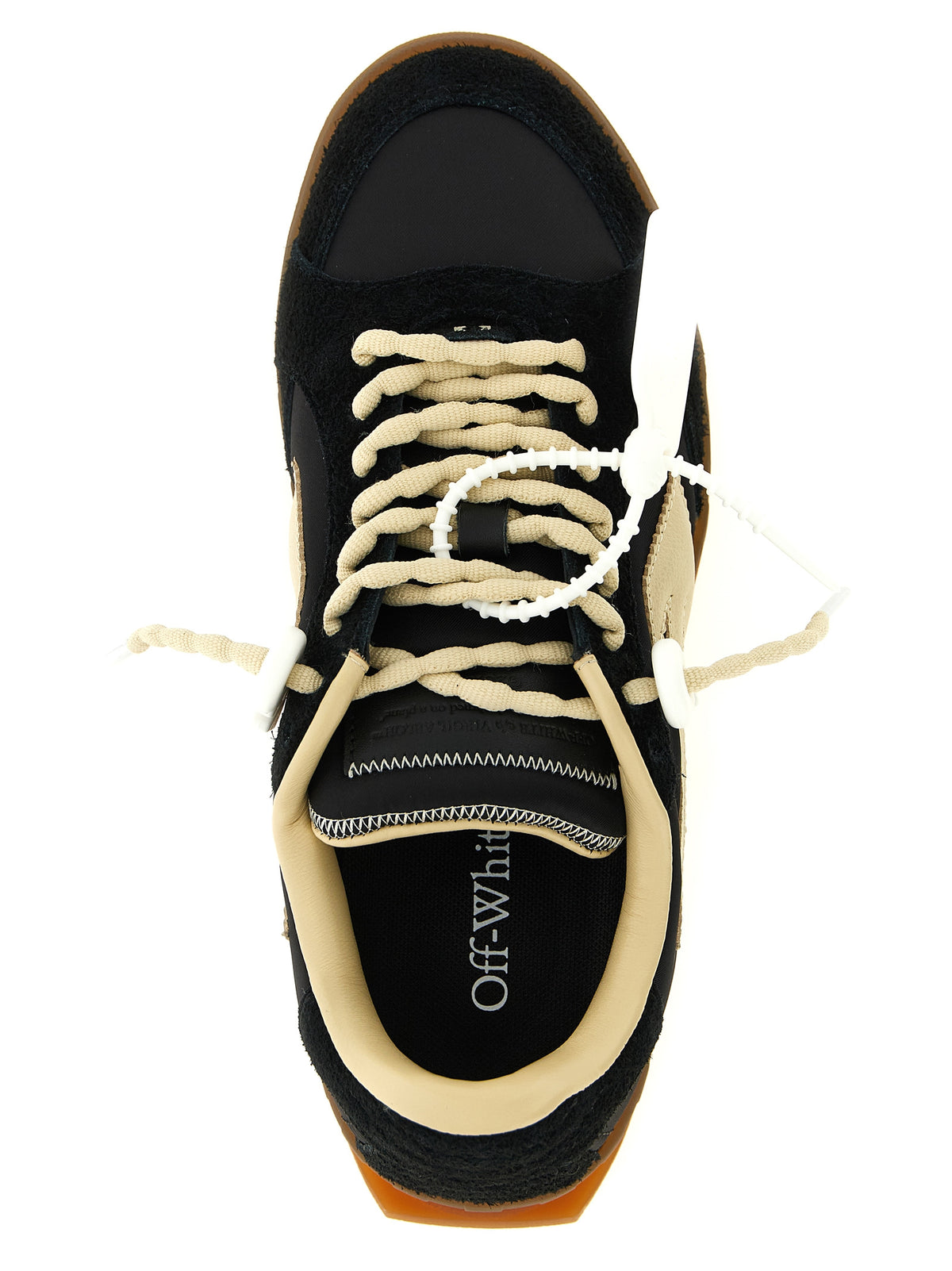 Baskets athlétiques Off-White en nylon noir