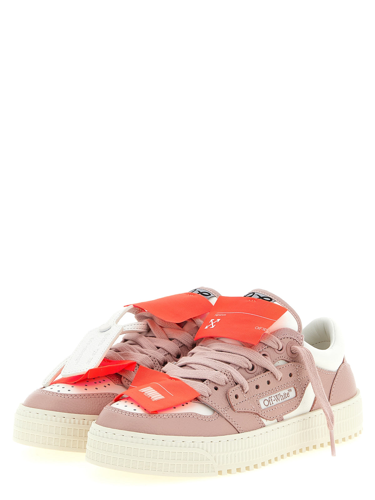 Baskets basses en cuir multicolore Off-White