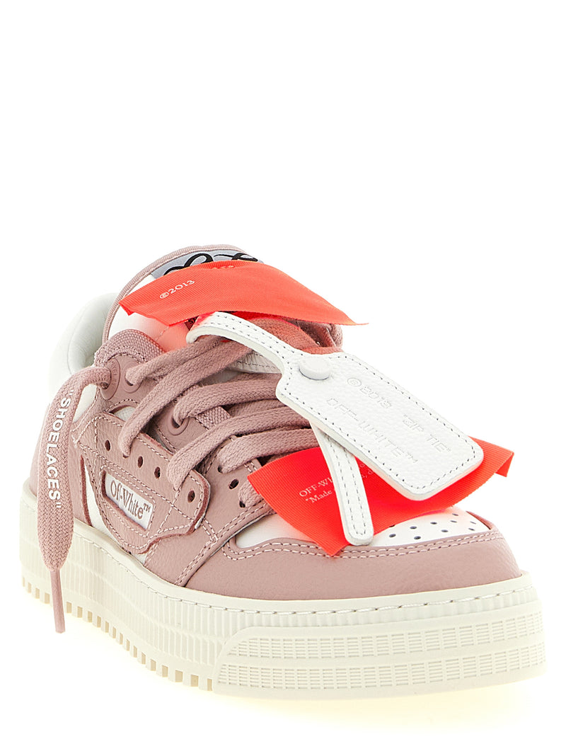 Baskets basses en cuir multicolore Off-White
