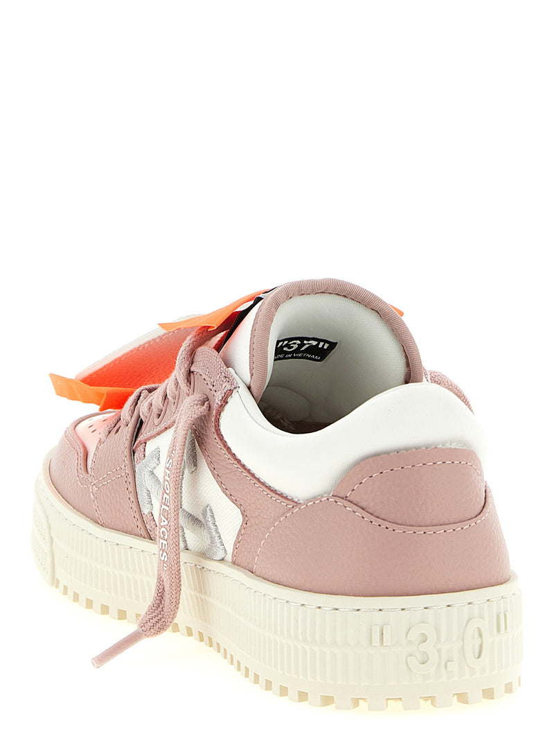 Baskets basses en cuir multicolore Off-White