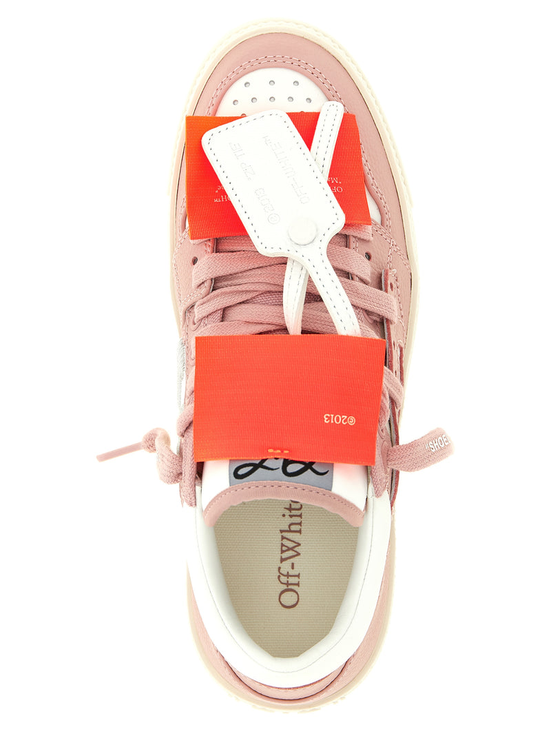 Baskets basses en cuir multicolore Off-White