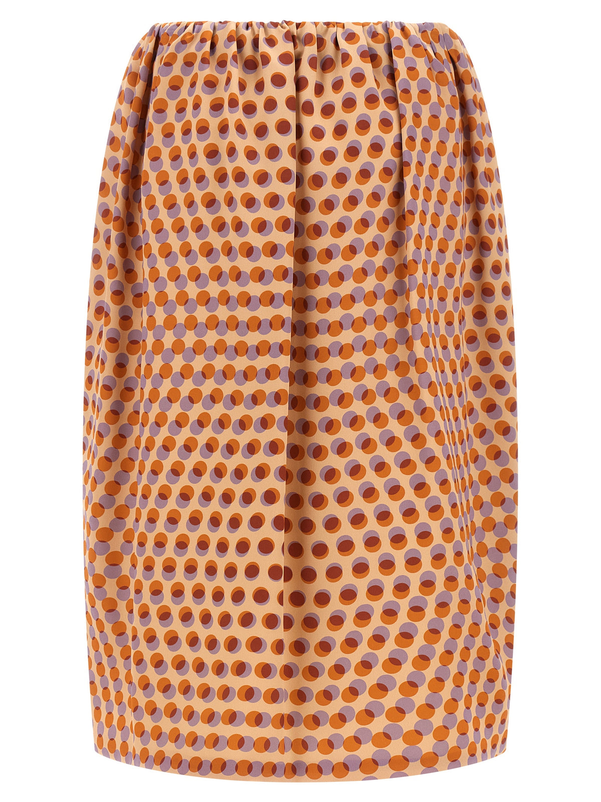 Dries Van Noten Multicolor Silk Midi Skirt
