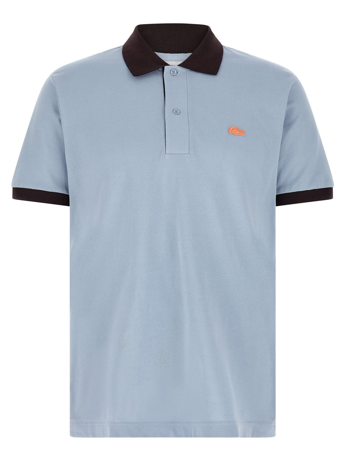 Lacoste Blue Cotton Polo Shirt - Classic Style for Men