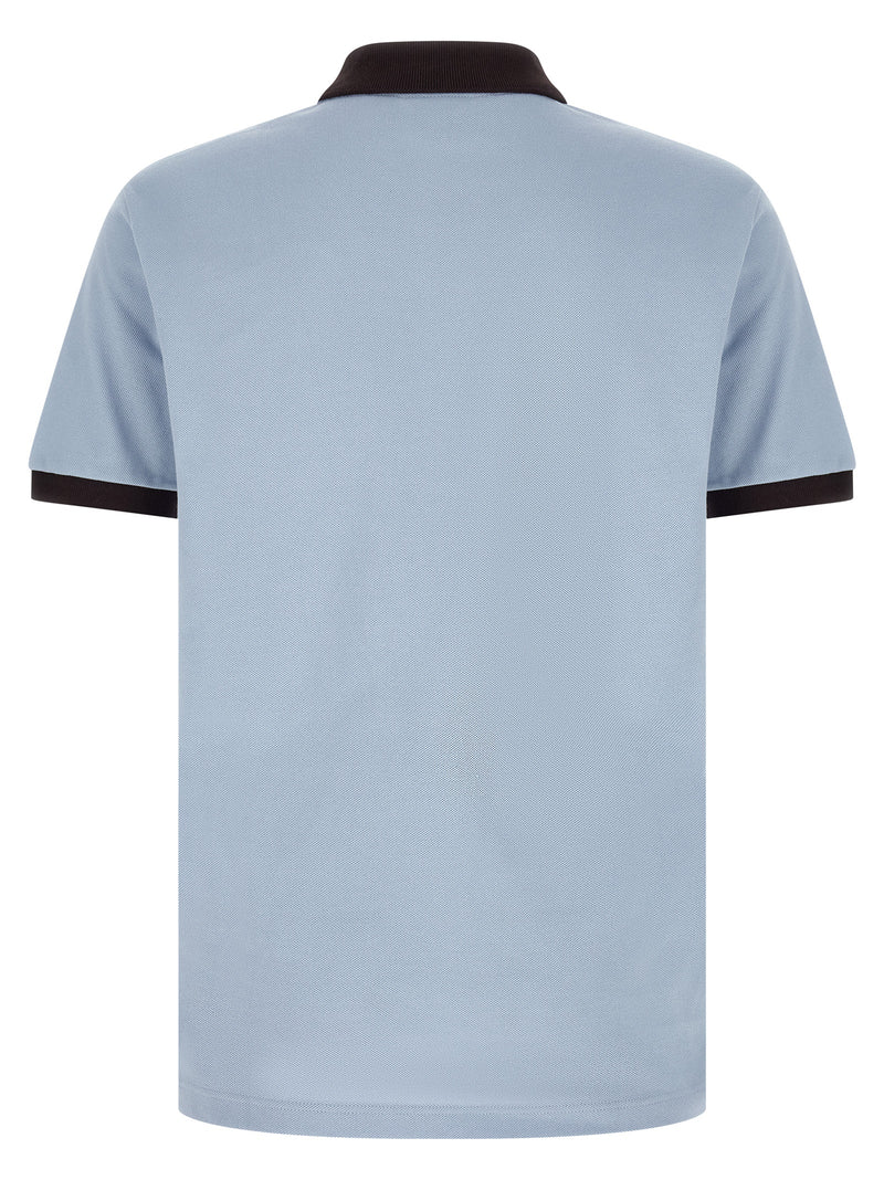 Lacoste Blue Cotton Polo Shirt - Classic Style for Men