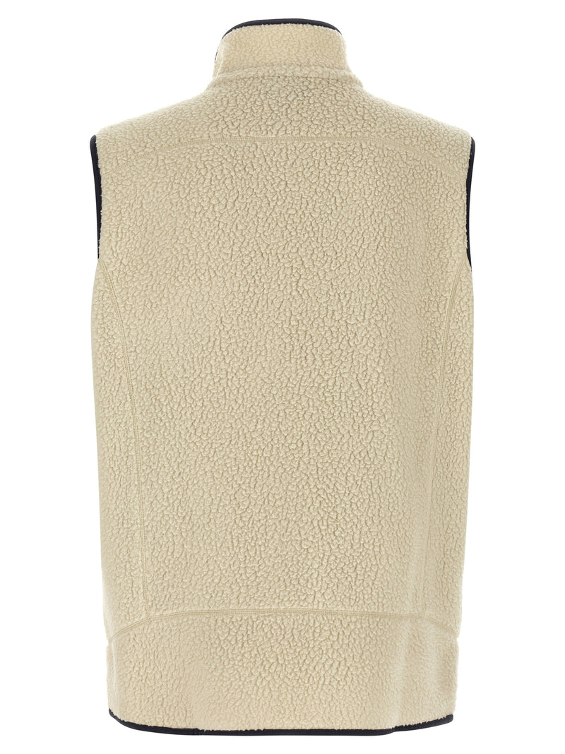 Gilet sans manches en polyester beige Patagonia