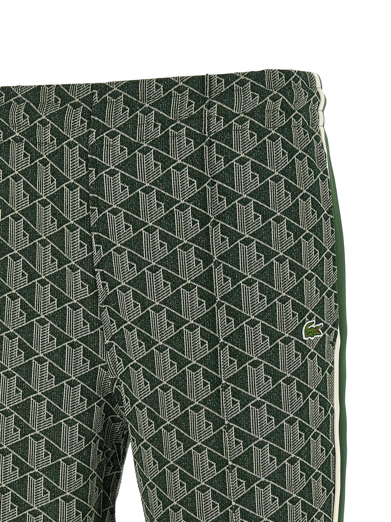 Lacoste Bicolor Polyester Joggers - Stylish Workout Pants