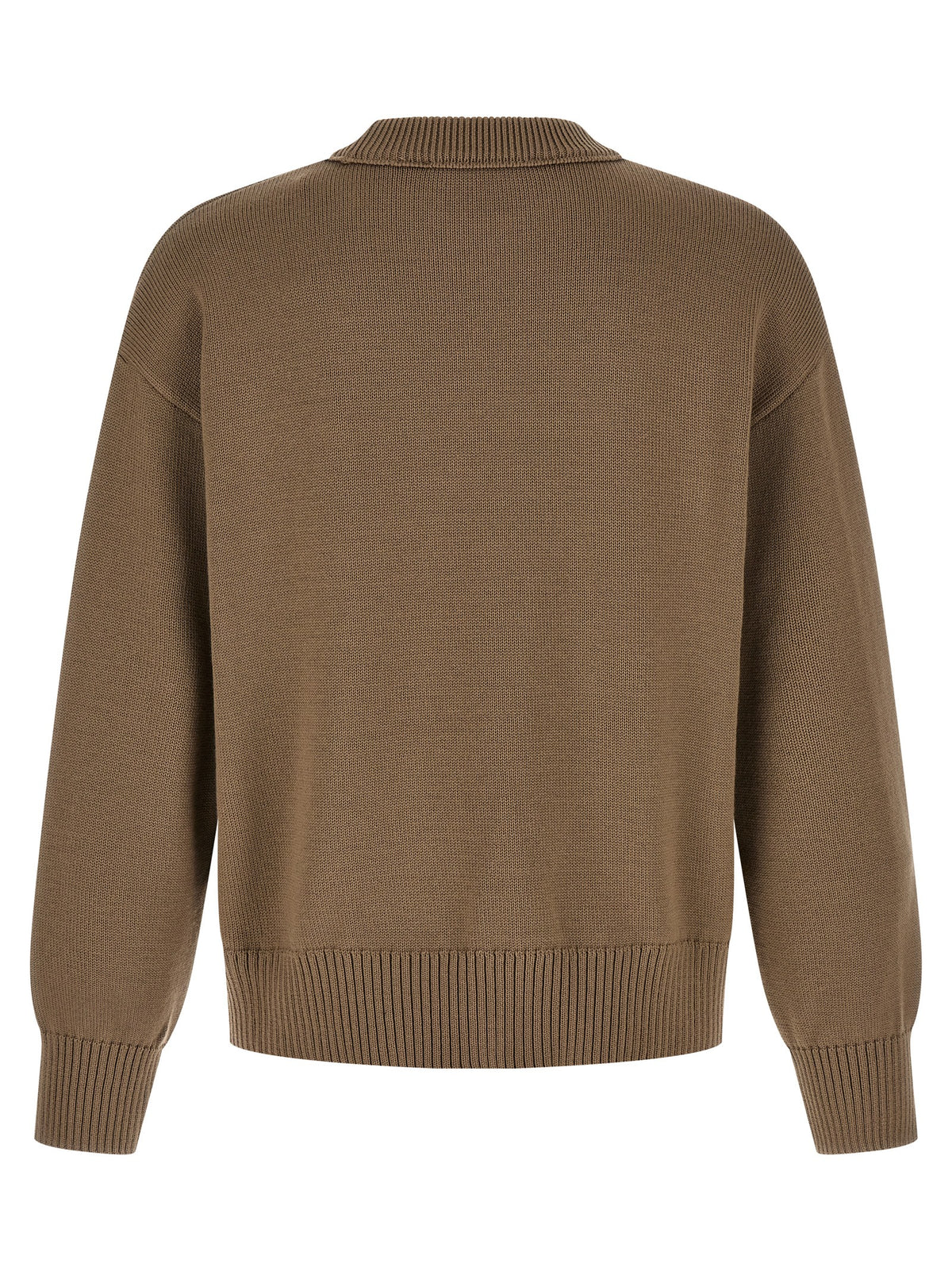 Cardigan en laine beige Ami Paris