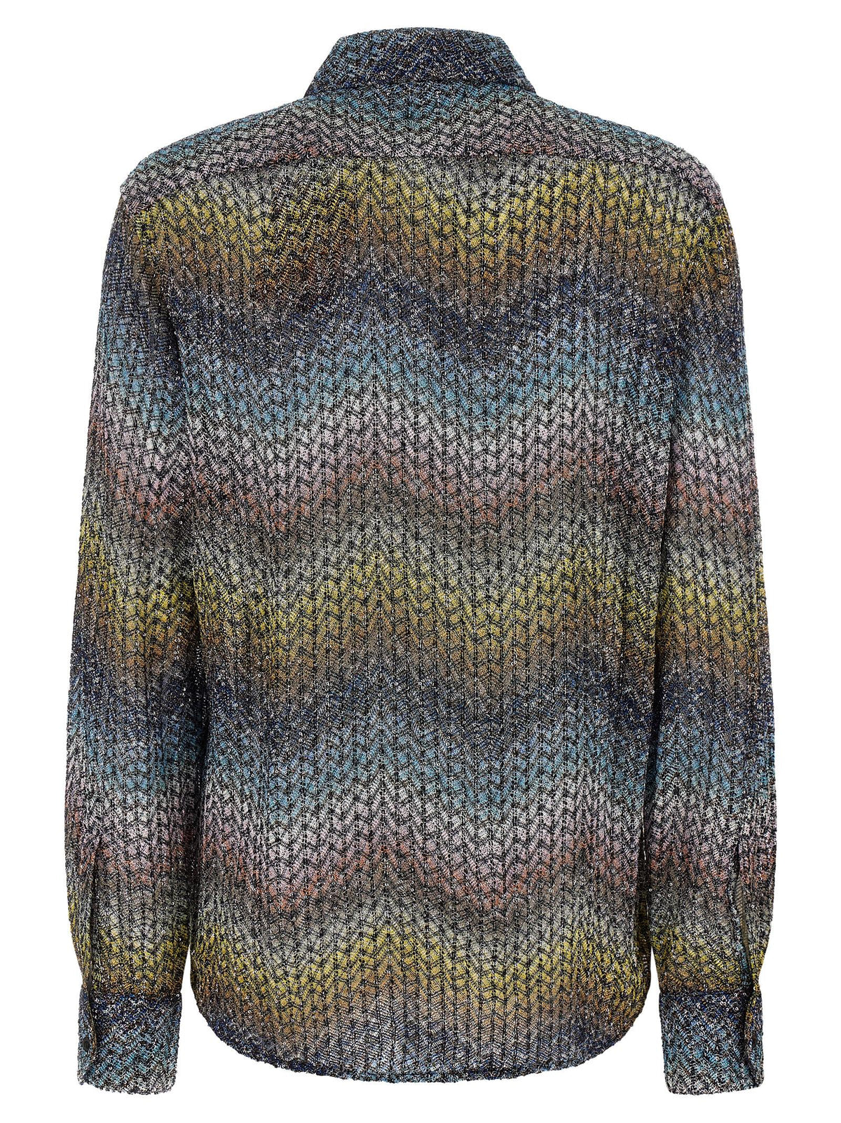 Missoni Multicolor Viscose Blouse - Luxe Sequin Detail