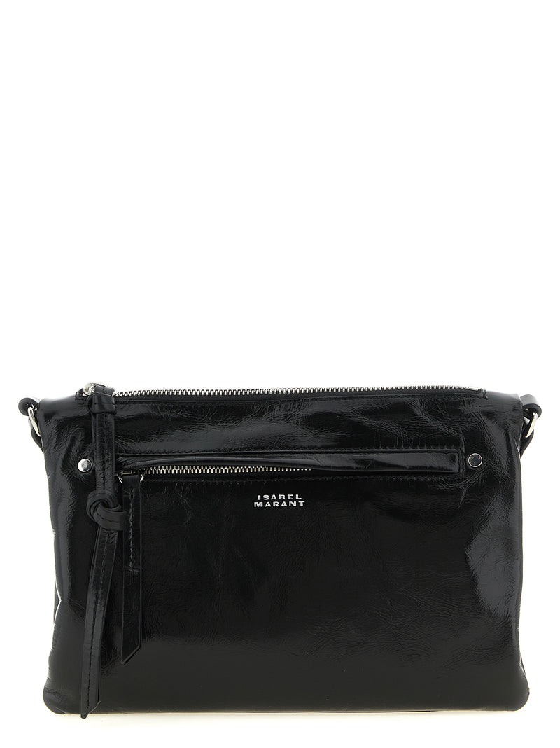 Isabel Marant Black Calfskin Crossbody Bag