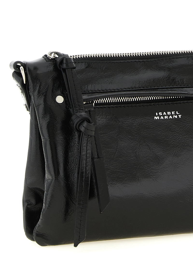 Isabel Marant Black Calfskin Crossbody Bag