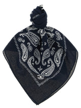 Foulard en coton bleu Polo Ralph Lauren