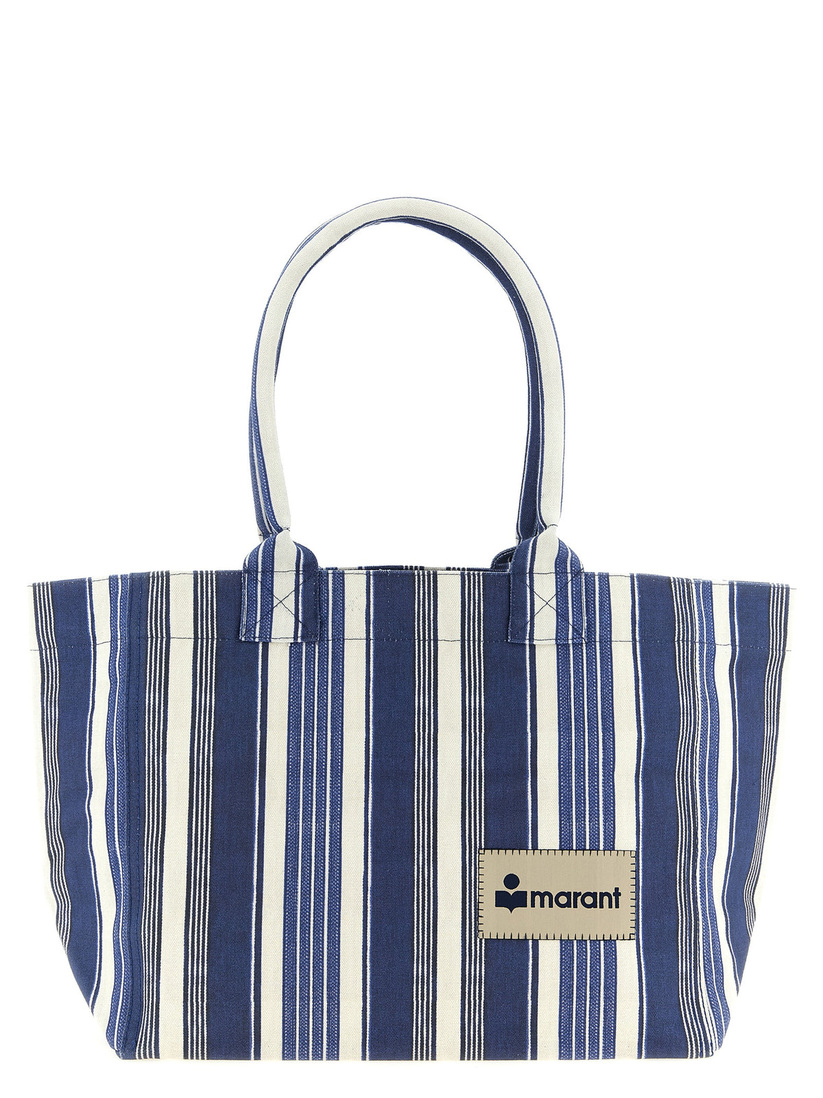 Isabel Marant Yenky Zipped Blue Cotton Tote Bag