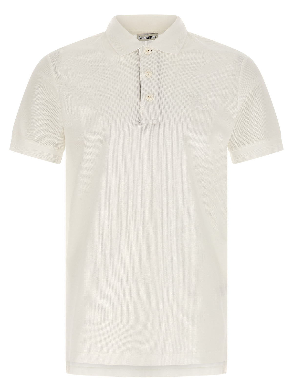 Polo Burberry en coton blanc