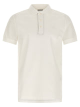 Polo Burberry en coton blanc