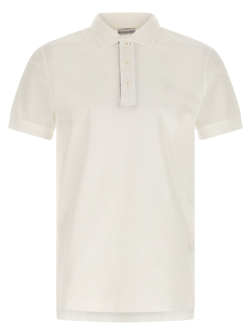 Polo Burberry en coton blanc