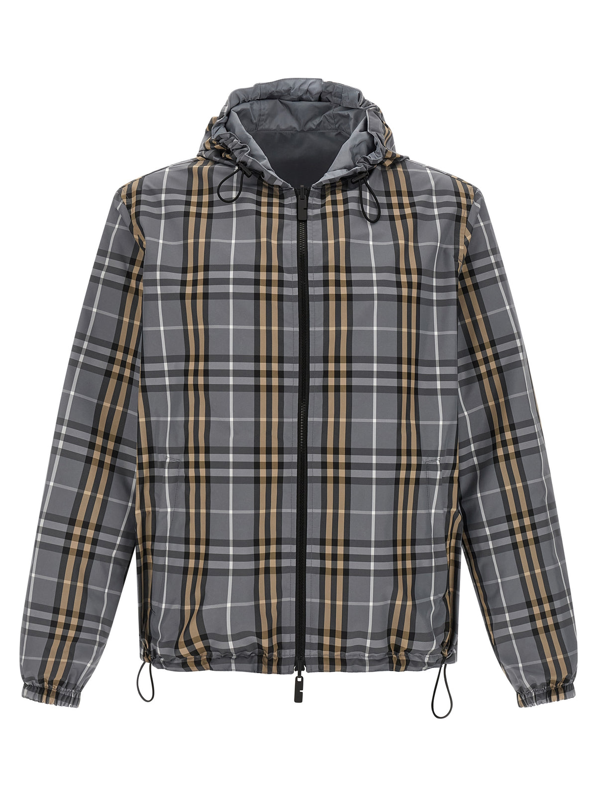 Burberry Multicolor Polyester Shell Jacket