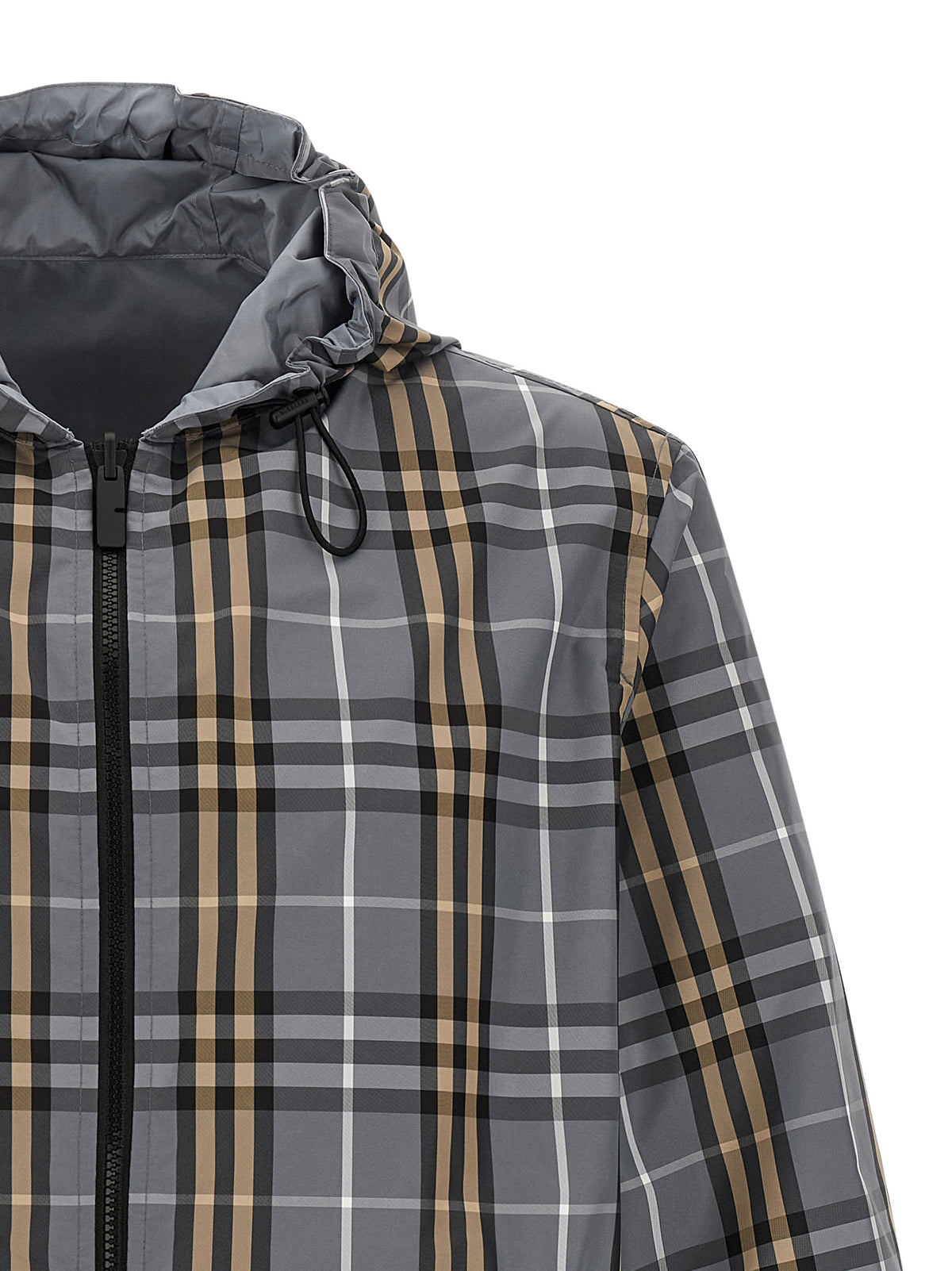 Burberry Multicolor Polyester Shell Jacket
