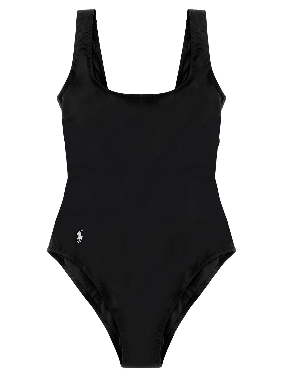 Polo Ralph Lauren Martinique Black Nylon One-Piece Swimsuit