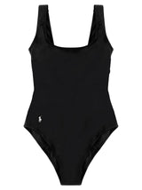 Polo Ralph Lauren Martinique Black Nylon One-Piece Swimsuit