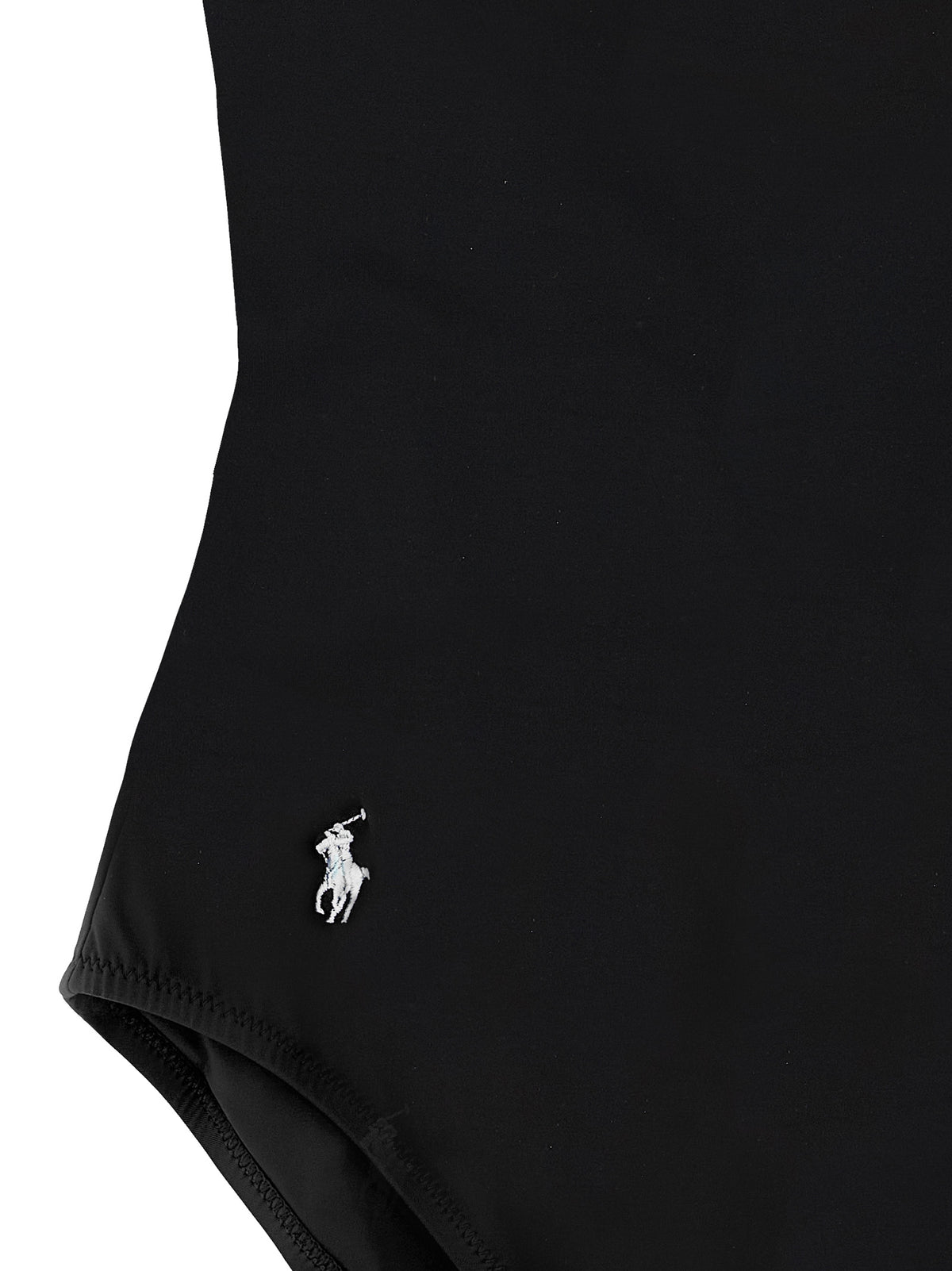 Polo Ralph Lauren Martinique Black Nylon One-Piece Swimsuit
