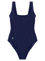 Polo Ralph Lauren Martinique Blue Nylon One-Piece Swimsuit