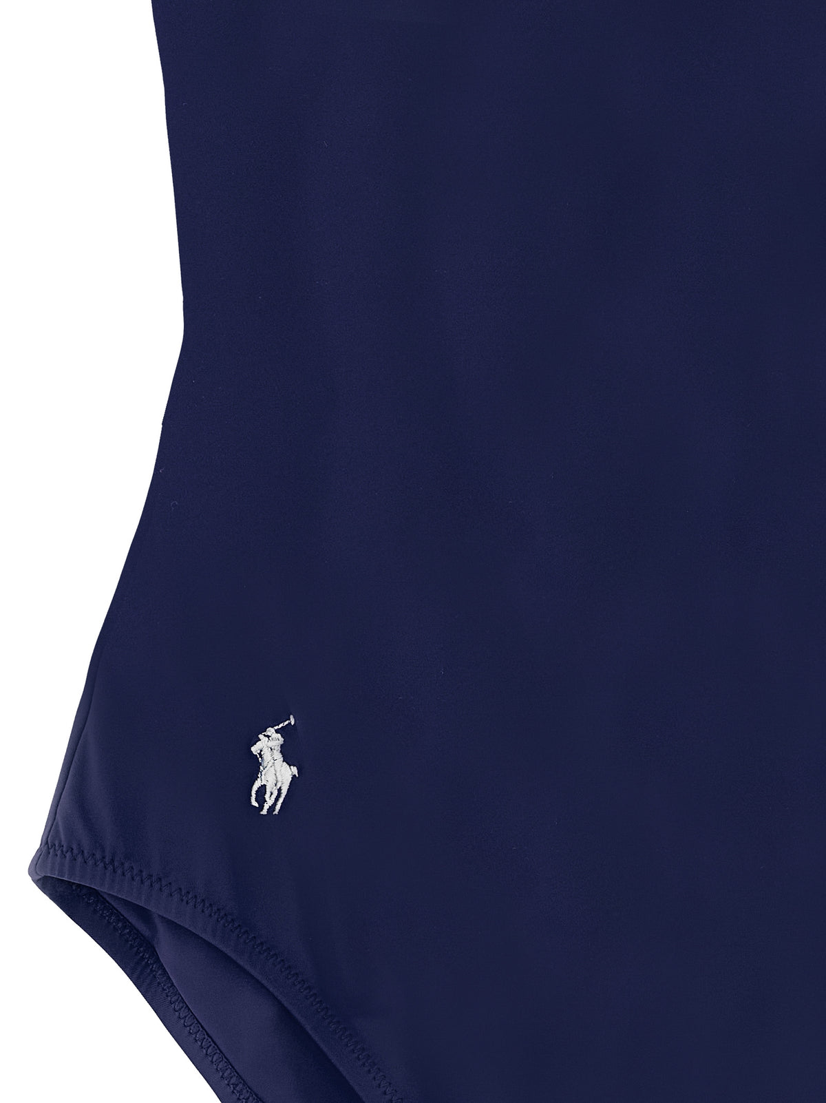 Polo Ralph Lauren Martinique Blue Nylon One-Piece Swimsuit