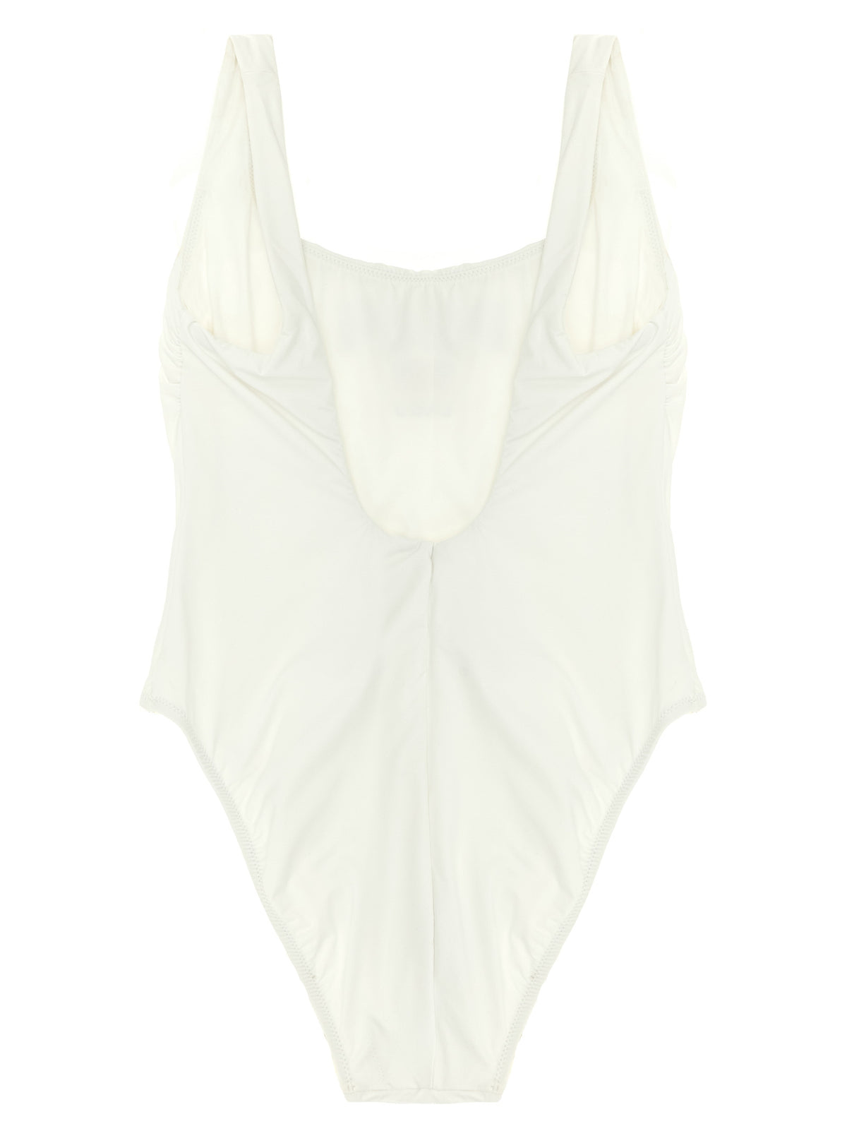 Polo Ralph Lauren White Nylon One-Piece Swimsuit