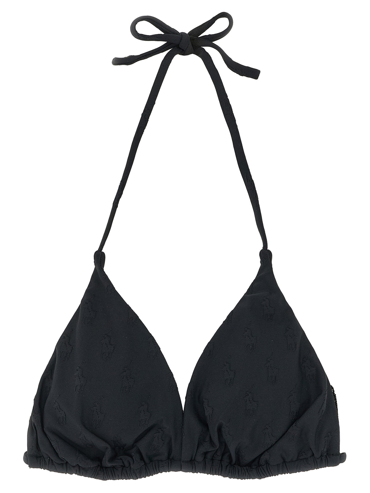 Polo Ralph Lauren Black Recycled Polyester Bikini